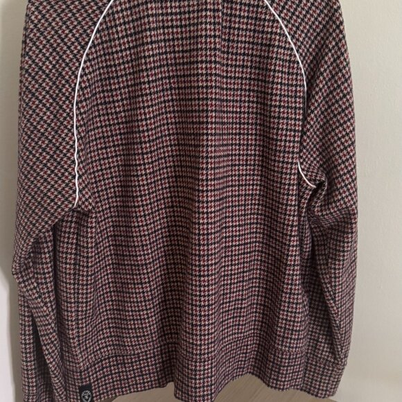 Todd Snyder - Men's Houndstooth Wool Track Jacket - Picture 5 of 6